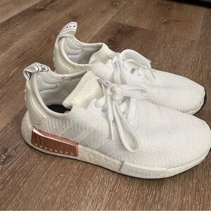 Adidas White Rose Gold NMD